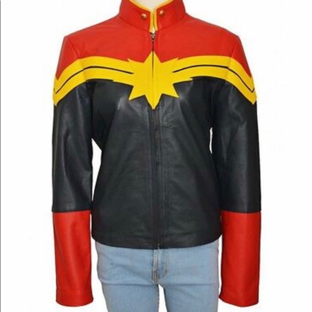 Marvel women leather jacket